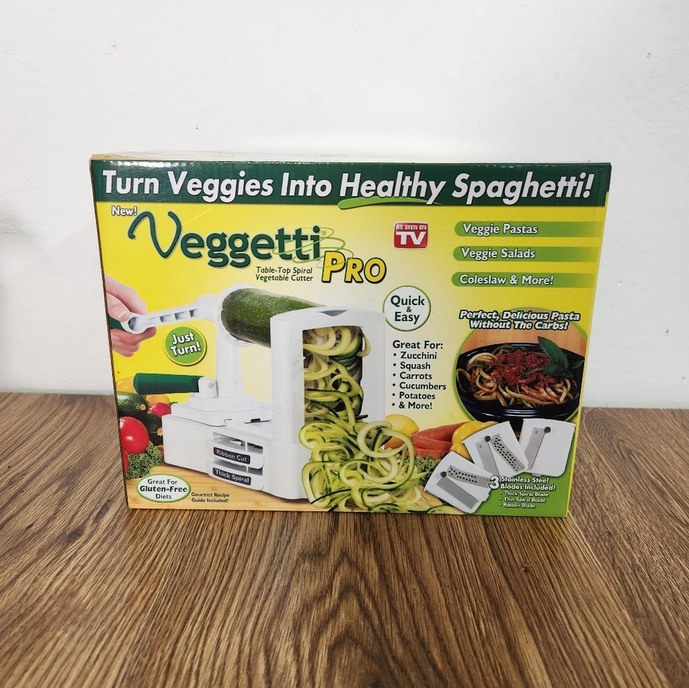 New Veggetti Pro Table Top Spiral Vegetable Cutter